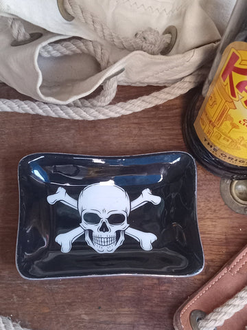 Jolly Roger Knickknack Tray - made in England