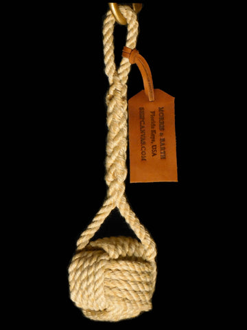 Chunky Monkey Fist Heaving Line Knot by SHIPCANVAS.COM