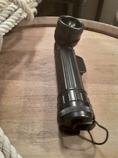 USN Anglehead Flashlight with Lanyard Bail on Tailcap