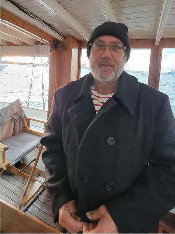 Navy Peacoat at SHIPCANVAS