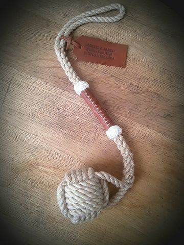 Quartermaster Monkey Fist Knot by SHIPCANVAS