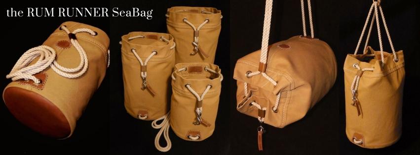 The Rum Runner Seabag with Leather Bottom