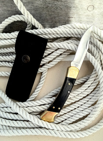 BUCK Knife Model 110 w/ Leather Sheath