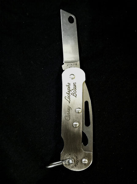 The Captain Currey Bosun Lockspike Rigging Knife Blade