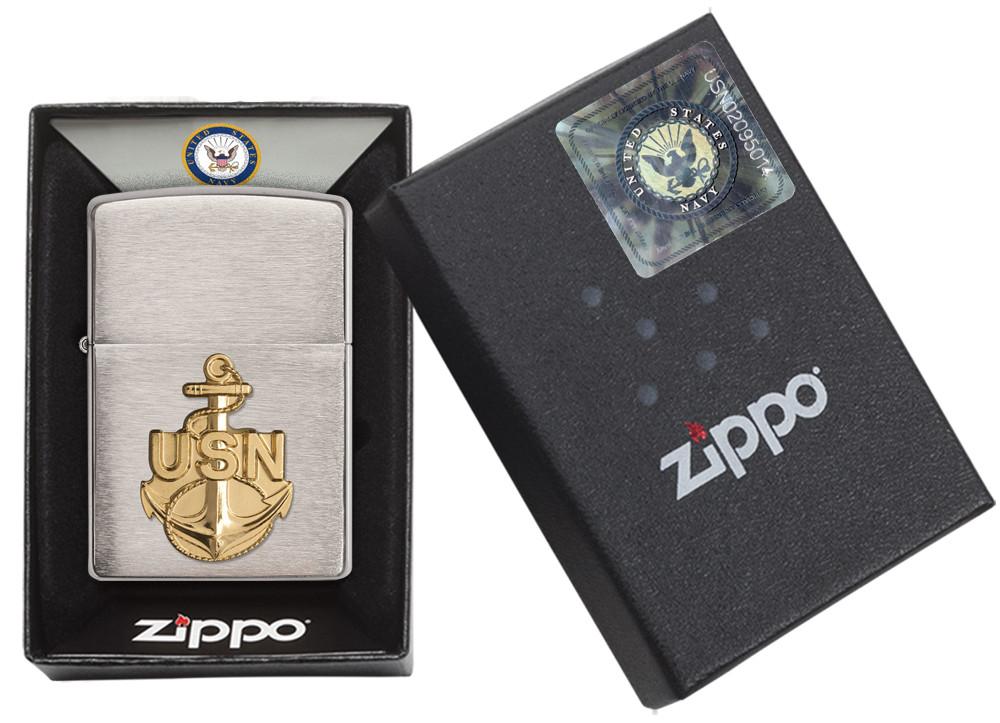 ZIPPO Lighter - US Navy Anchor