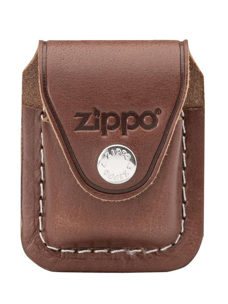 Zippo Lighter Pouch - Brown Leather