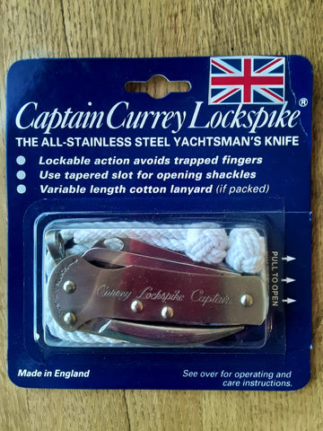 Currey Captain Lockspike Rigging Knife at SHIPCANVAS