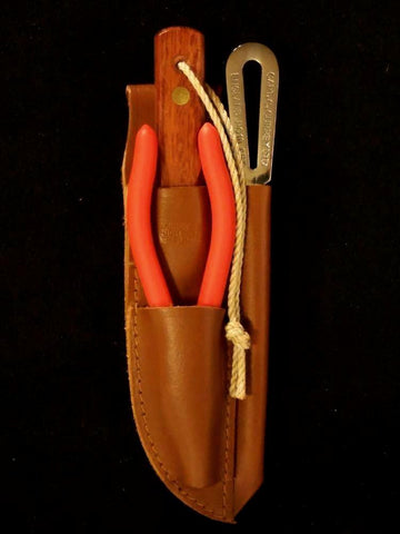 3-piece Captain Currey Rigging Knife Kit with Marlinspike, Pliers + Sheath