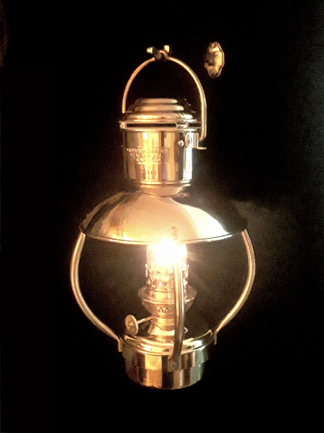 Buy DHR Brass Trawler Oil Lamp with Ideal Burner 8201I/O in Canada