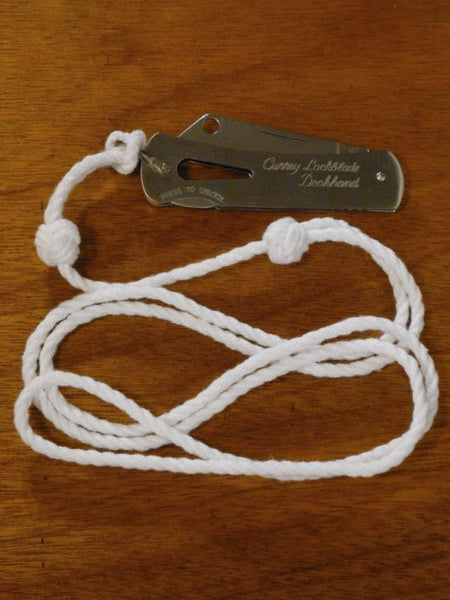 Currey Deckhand Sailing Knife with Adjustable Lanyard - Made in England
