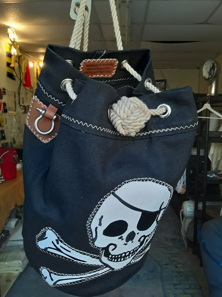The Jolly Roger (Pirate) Seabag by SHIPCANVAS
