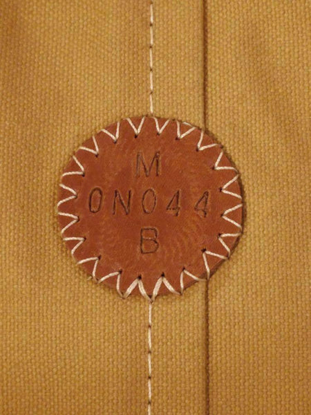Embossed Leather Serial Number Badge