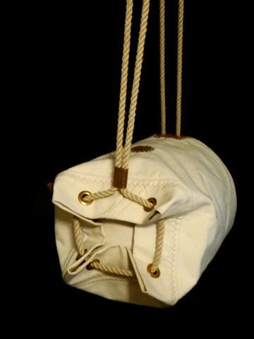 Waxed Canvas Ditty Bag - Horizontal Duffel Bag