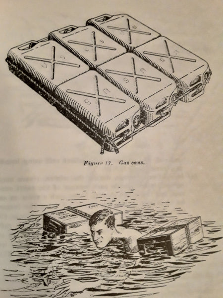 Survival Raft using Jerry Cans, Boxes