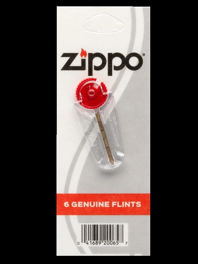 Zippo flints - 6 pack with dispenser