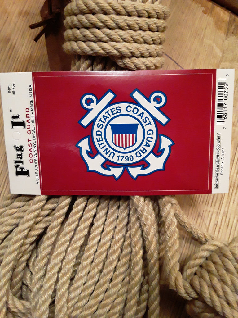 USCG (Coast Guard) emblem decal sticker at SHIPCANVAS