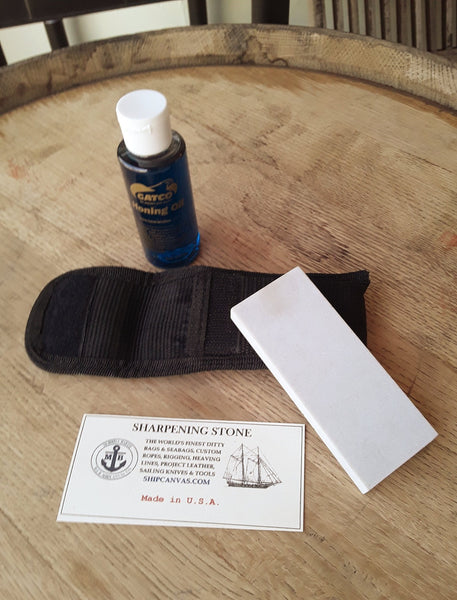 Arkansas Stone Kit with Pouch and Sharpening Oil