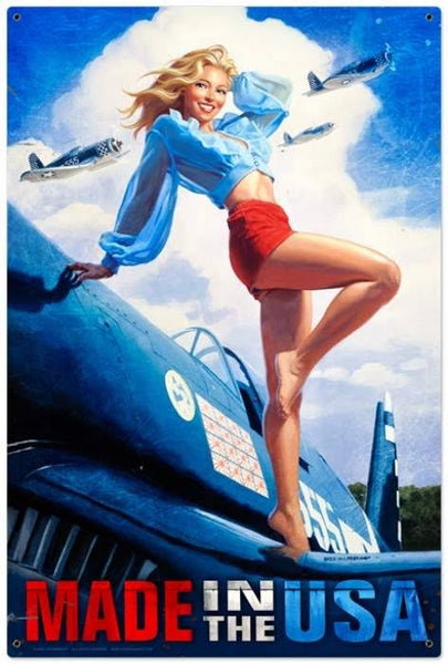 Made in USA Pinup Girl