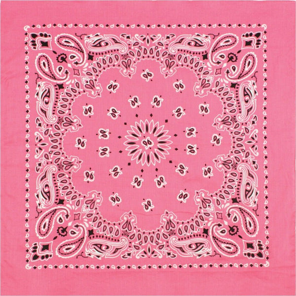 Pink Bandana - Large 27 x 27"