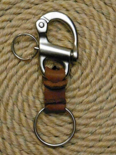 Marine Snapshackle Key Ring FOB